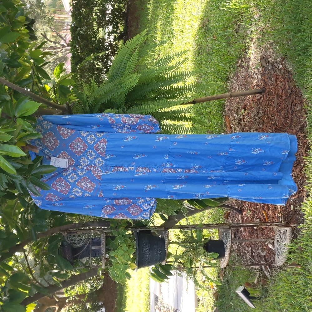 NWT S.R. Fashion women's maxi dress  long sleeve